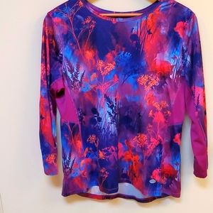 Reel Legend keyhole back burgundy orange